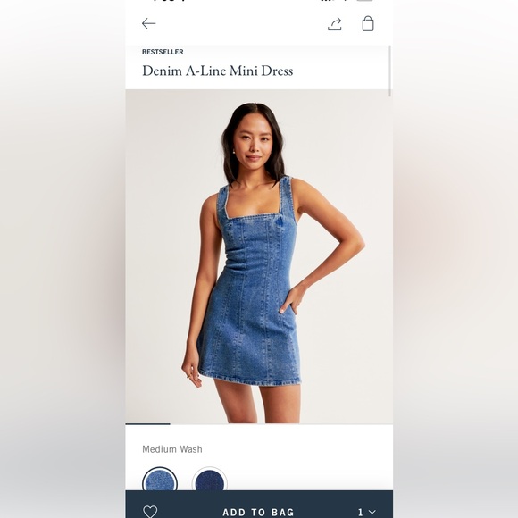 Abercrombie & Fitch Dresses & Skirts - Abercrombie Denim Dress
